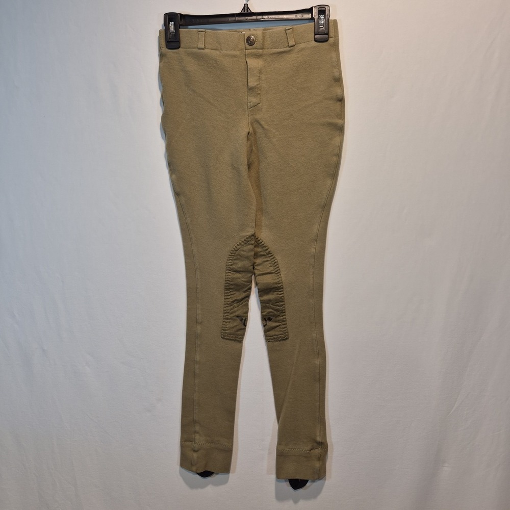 TuffRider Breeches Childrens 16 Tan Equestrian Jodhpurs Old Money Country Club